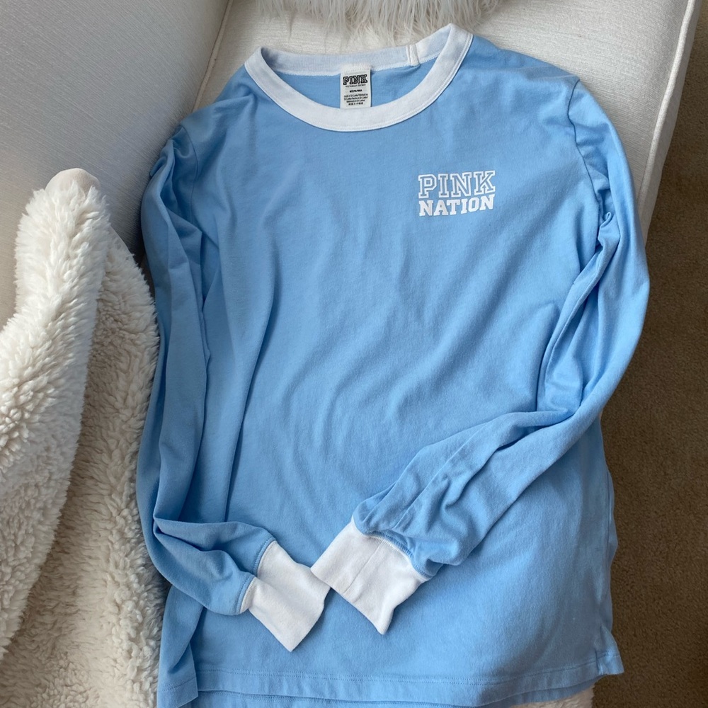 VS pink long sleeve top size medium